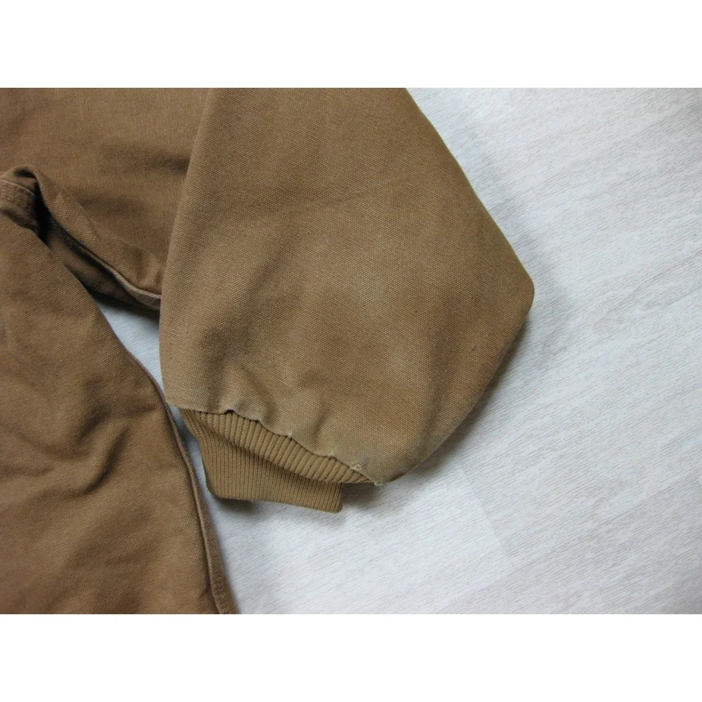 Vintage Carhartt Duck Canvas Active Jacket Men's (XL) Workwear‎ Quilt Lined J130